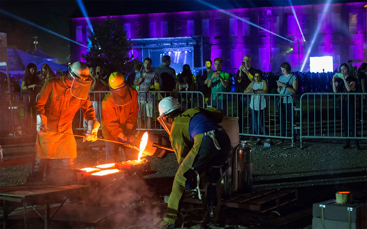 The Festival of Combustion Returns to the Carrie Blast Furnaces