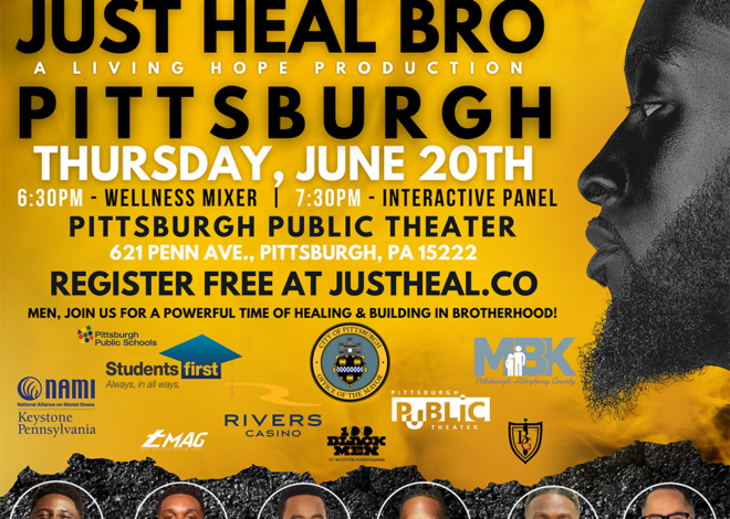 National Black Male Mental Health Tour ‘Just Heal, Bro’ Heads to Pittsburgh