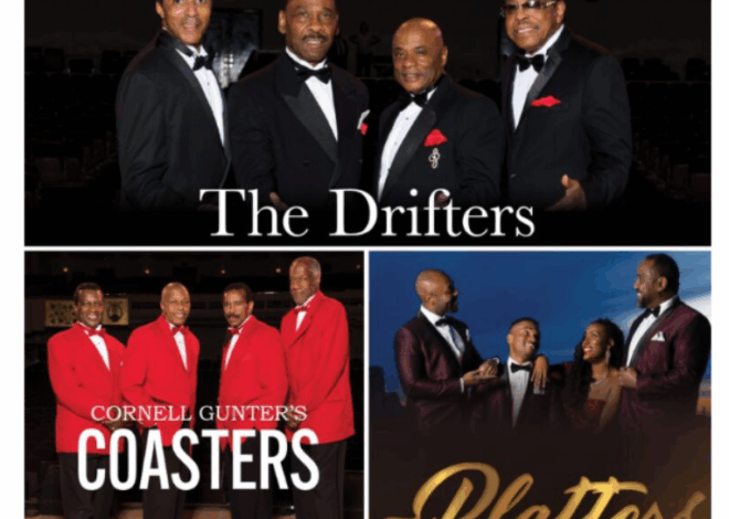 The Drifters, The Platters & Coasters. Coming To Greensburg