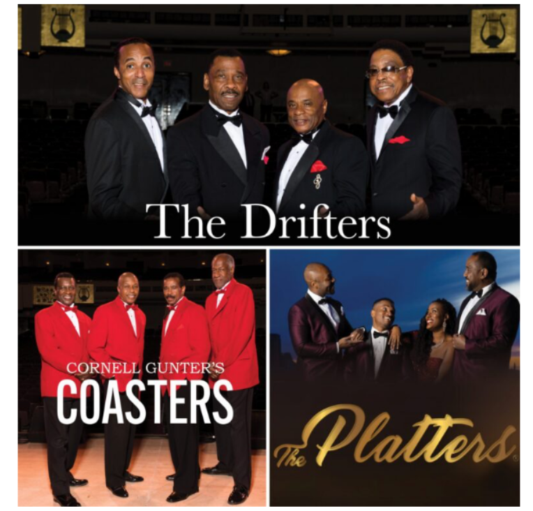 The Drifters, The Platters & Coasters. Coming To Greensburg