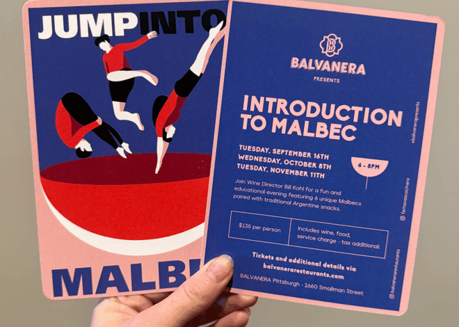 ¡Chinchín! BALVANERA Pittsburgh Presents: Introduction to Malbec – a premier Argentine wine education course taught by Wine Director Bill Kohl
