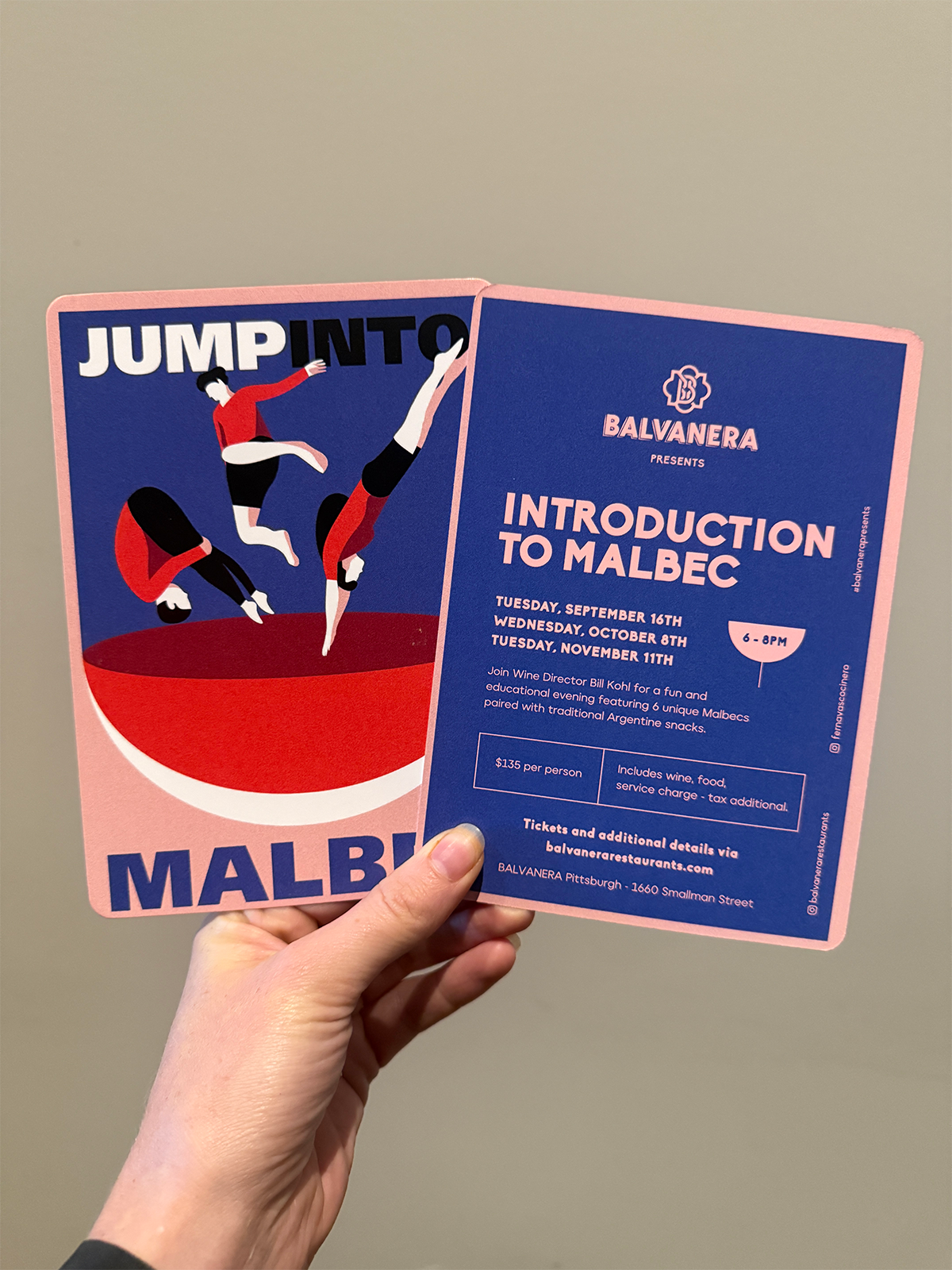 ¡Chinchín! BALVANERA Pittsburgh Presents: Introduction to Malbec – a premier Argentine wine education course taught by Wine Director Bill Kohl