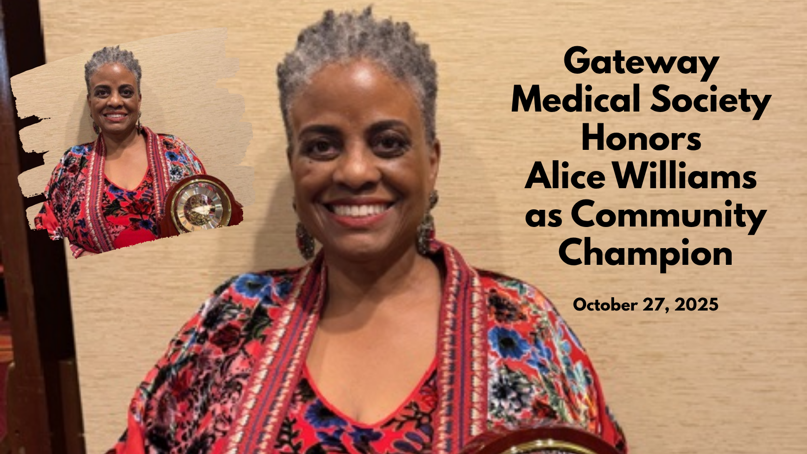 Gateway Medical Society Honors Alice Williams as Community Champion