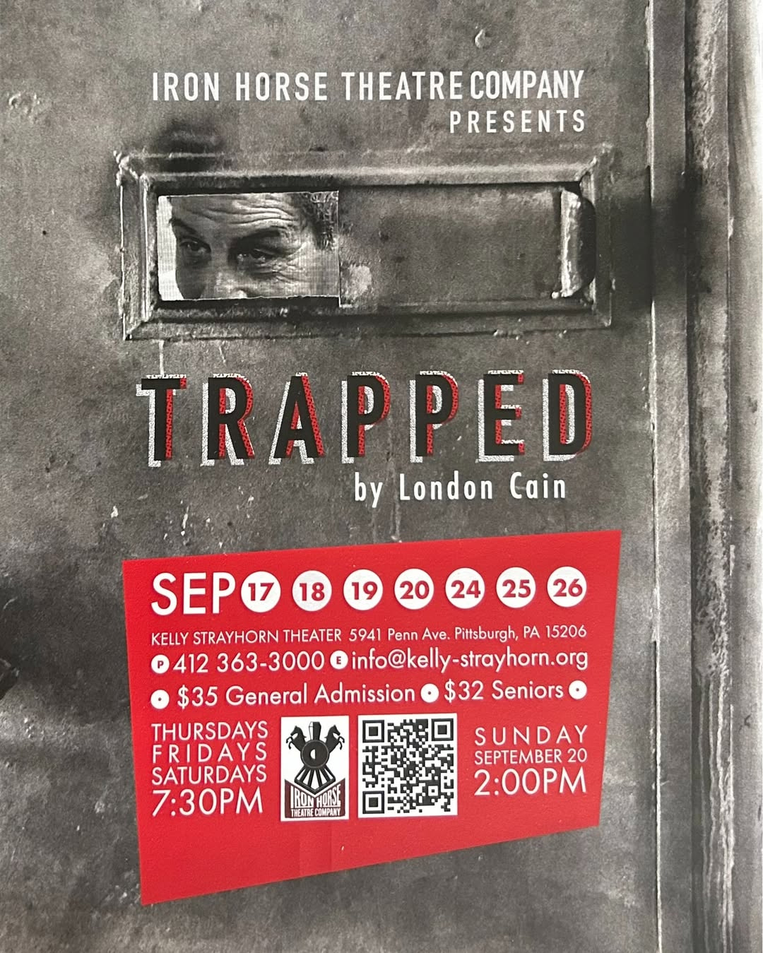 Trapped: A Powerful New Play Premiers at the Kelly Strayhorn Theatre in September